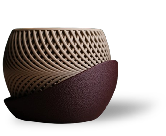 FDM 3D printed bowl