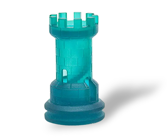SLA 3D printed chess rook